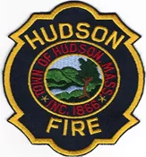 Hudson Fire, Police Departments Respond to Fire at DPW Garage