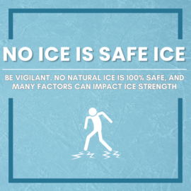Hudson Fire Department Provides Ice Safety Tips